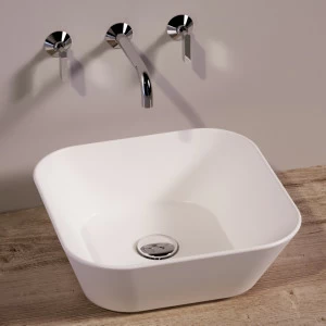 WA03BIANCOMATT Накладная раковина на столешницу  квадратная Simas