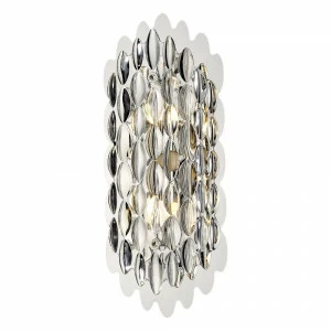 Светильник настенный серебристый Delight Collection W68067-2 Clear DELIGHT COLLECTION  00-3882860 Серебро