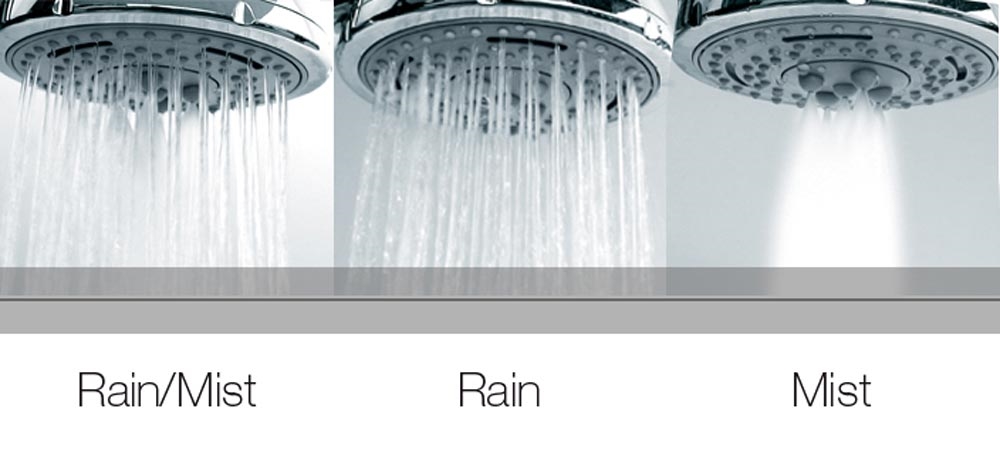 I00132 Потолочный & настенный душ Duetto-Neb Ø 93 mm BOSSINI  - Вид №1