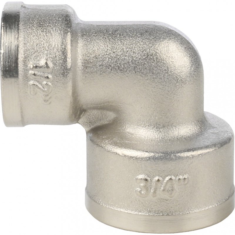 Угольник переходной ВР 3/4х1/2" никель STOUT SFT0014003412 - Вид №1