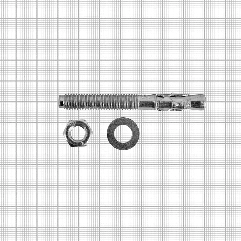 Анкер клиновой PKA 8х70 мм, 4 шт ЕВРОПАРТНЕР STLM-2012022 - Вид №2