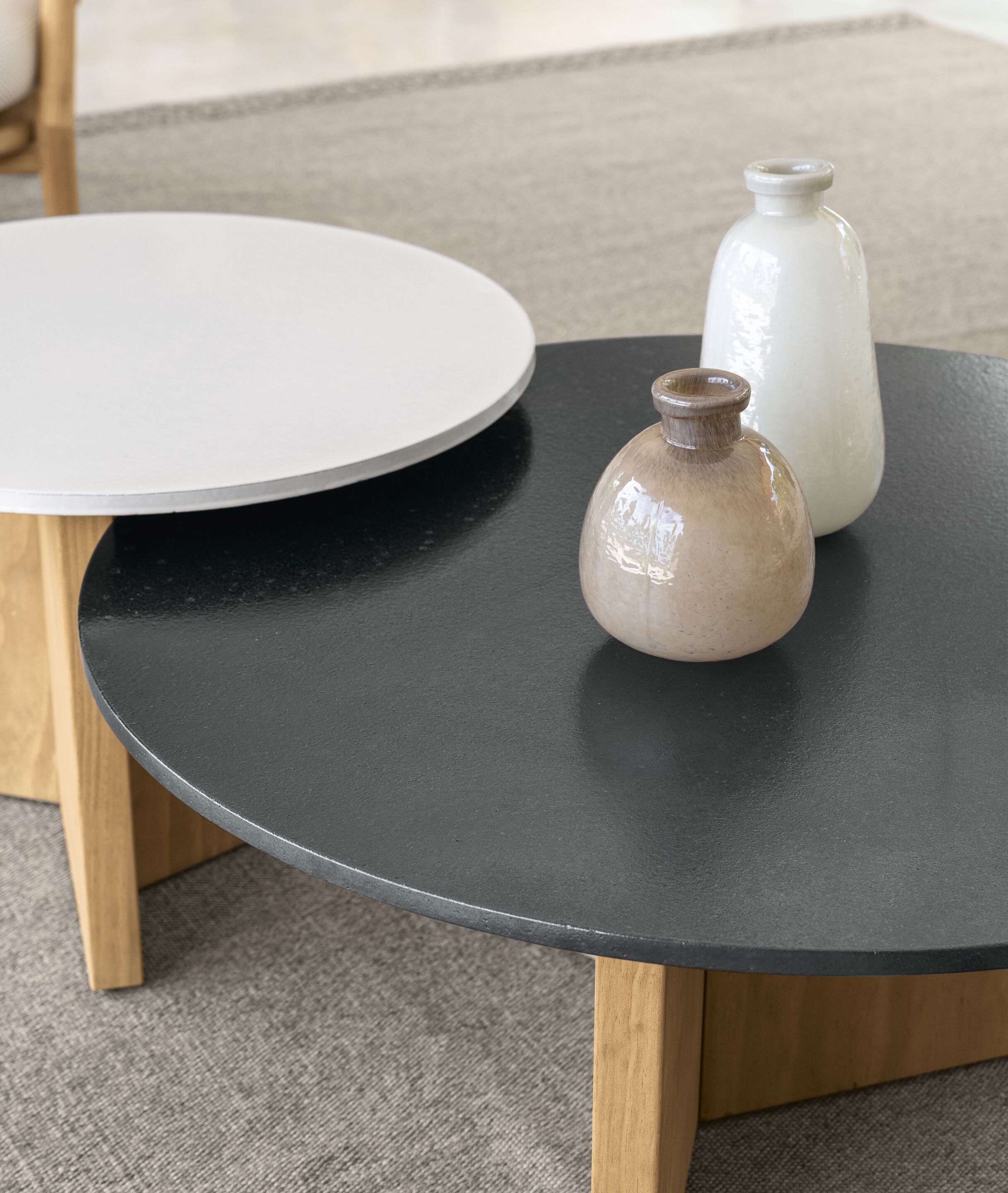 Круглый низкий садовый столик в Accoya® Talenti Venice ARCH-00018908 - Вид №1