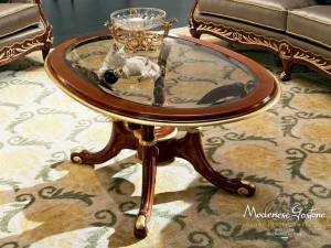 Modenese Gastone Низкий овальный журнальный столик для гостиной Bella vita