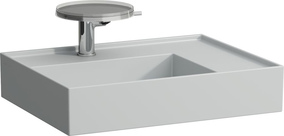 H8103340001111 Раковина с полочкой справа, со специальным скрытым сливом LAUFEN PRO - Вид №14