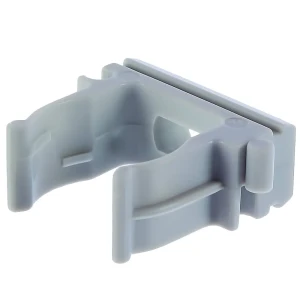 Держатель-клипса для труб Экопласт D20 мм цвет серый 10 шт.