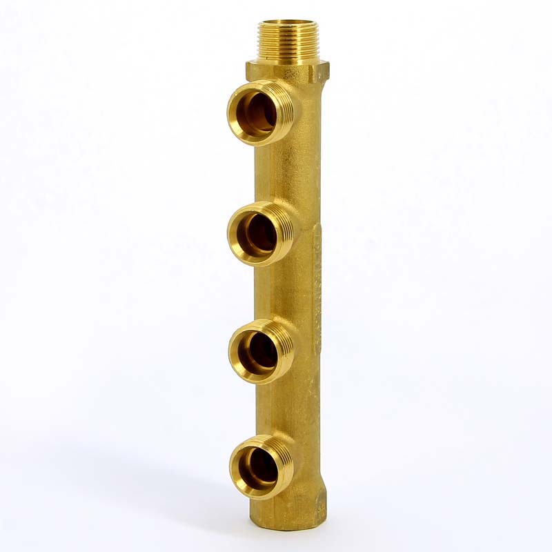 Коллектор НВ 3/4" TIEMME 4 выхода 3/4"ЕК 50мм 1910022