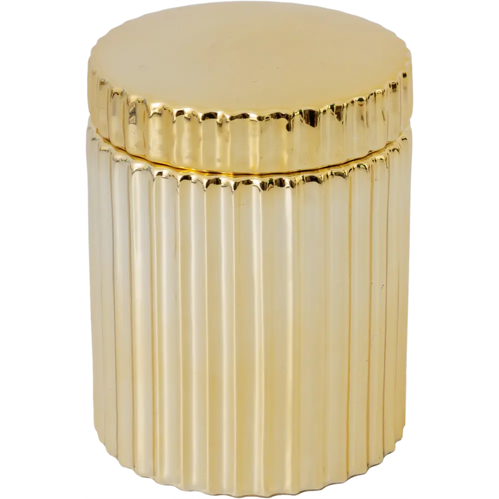 Контейнер для ватных дисков Vidage Linea d Oro цвет золотой STLM-2157577