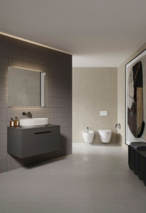 Керамическая столешница овальная раковина