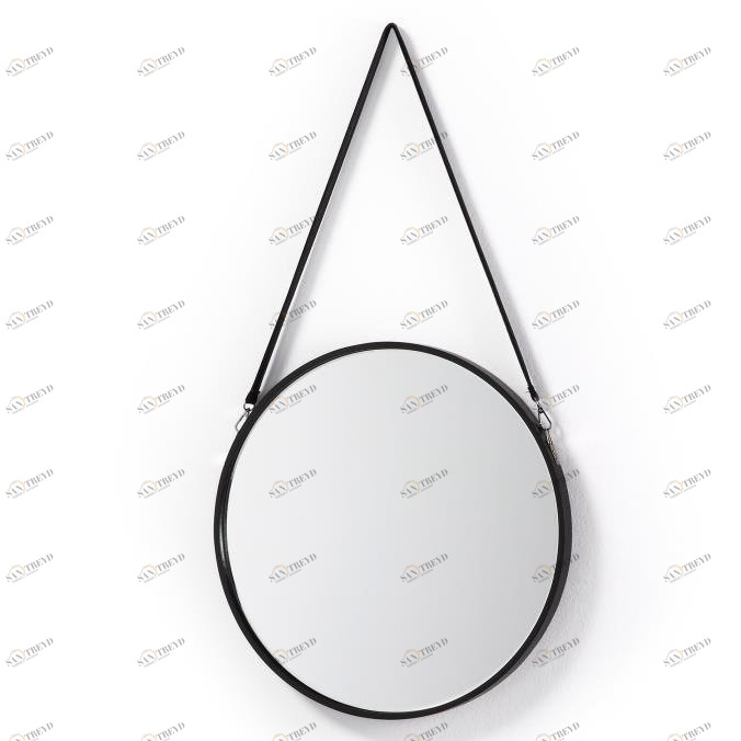 Зеркало на ремне металлическое круглое черное Eertrin 50 от La Forma LA FORMA EERTRIN 342866 Черный 