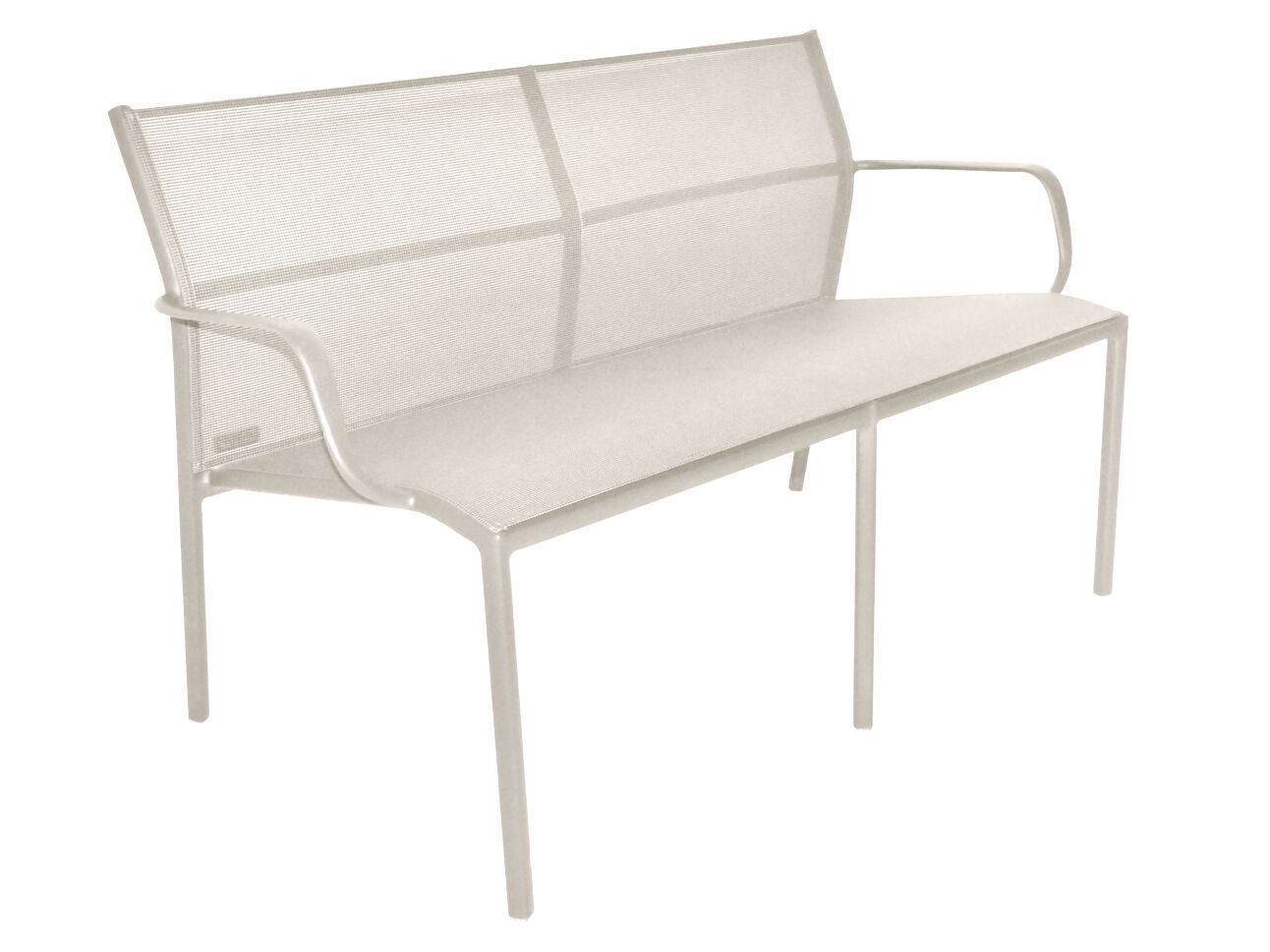 Штабелируемая садовая скамейка Batyline® с подлокотниками Fermob Cadiz ARCH-00010788