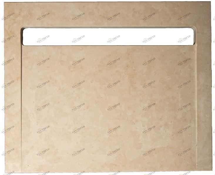 Naturalmente Puglia Очень плоский прямоугольный душевой поддон из камня Трани sun-id-1484430