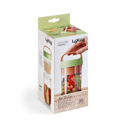 Банка стеклянная зеленая 600 мл Lekue LEKUE  00-3951980 Зеленый;прозрачный  - Вид №3