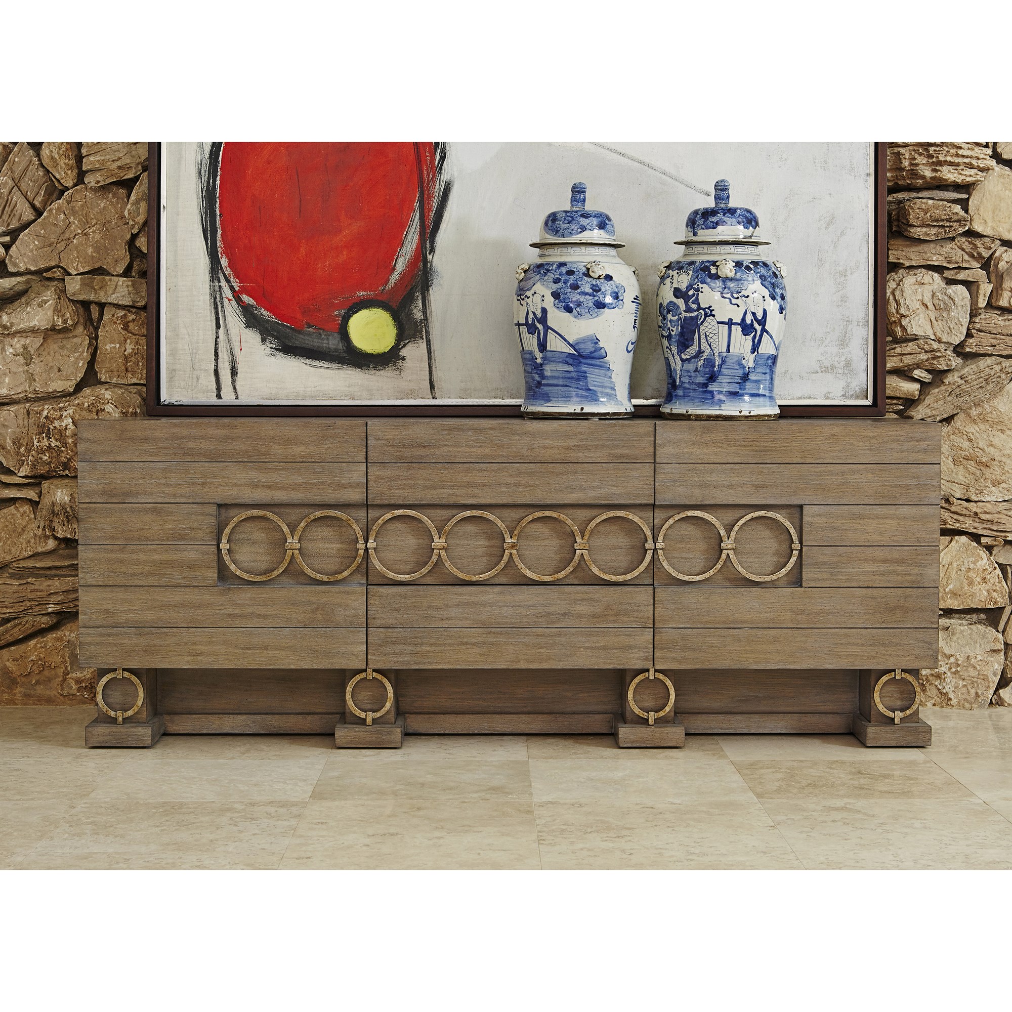 Шкафы 07205-820-001 Ring Multi-Use Cabinet -Driftwood Ambella  - Вид №1