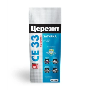 91052549 Затирка Ceresit №82 Се 33 48613 голубая 2кг STLM-1453783