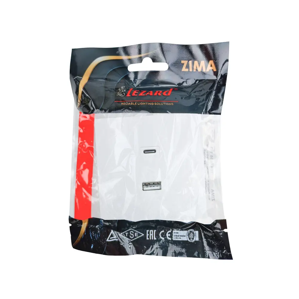 Розетка Lezard Zima с USB Type-C и классическим портом для современной зарядки 89398370 STLM-1578836 - Вид №5