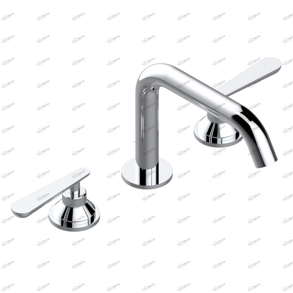 G7E-151 Смеситель для раковины на три отверстия устанавливаемый на борту с донным клапаном Thg-paris Dean G7E 151 A02 CAT.A