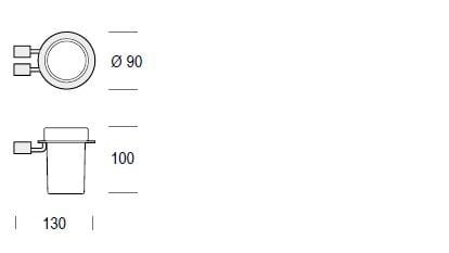 Керамический настенный держатель зубной щетки De Rosso дурман ARCH-00053008 - Вид №2