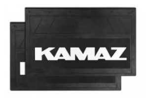 16479039 Брызговик 580*360*7 KAMAZ, задний, резина, объемный, белая надпись, к-т DA-02226 Дали-Авто