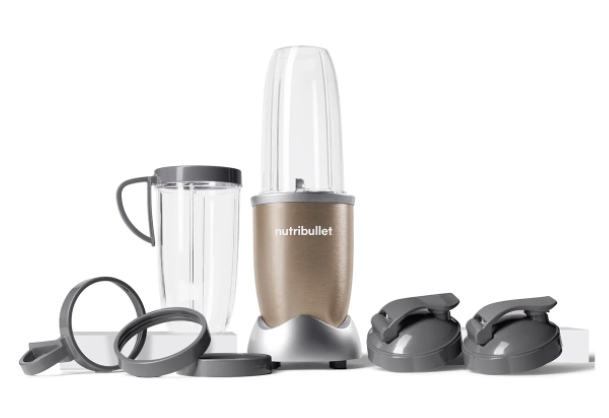 5348339 Блендер Nutribullet EXCLUSIVE NB911CP [900 Вт, скоростей - 1, 700 мл, золотистый, серебристый, серый] STDN-0112608