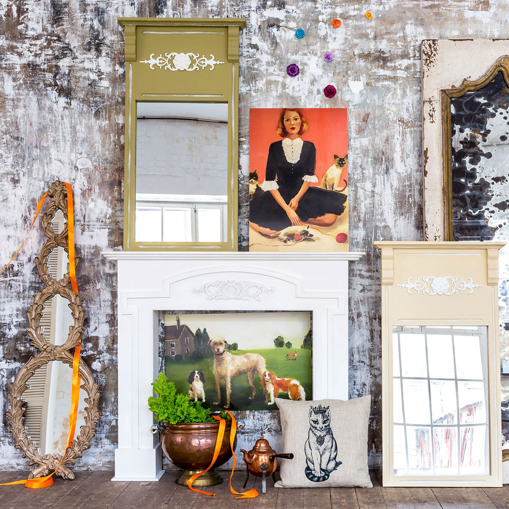 244521959_1818 Арт-постер "Герти, Дуглас, Бэсс и лисичка" Object Desire  - Вид №1