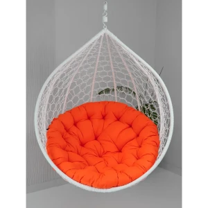 91636430 Подушка для качелей Everena Outdoor round orange papasan 120x120 см оранжевая STLM-0814791