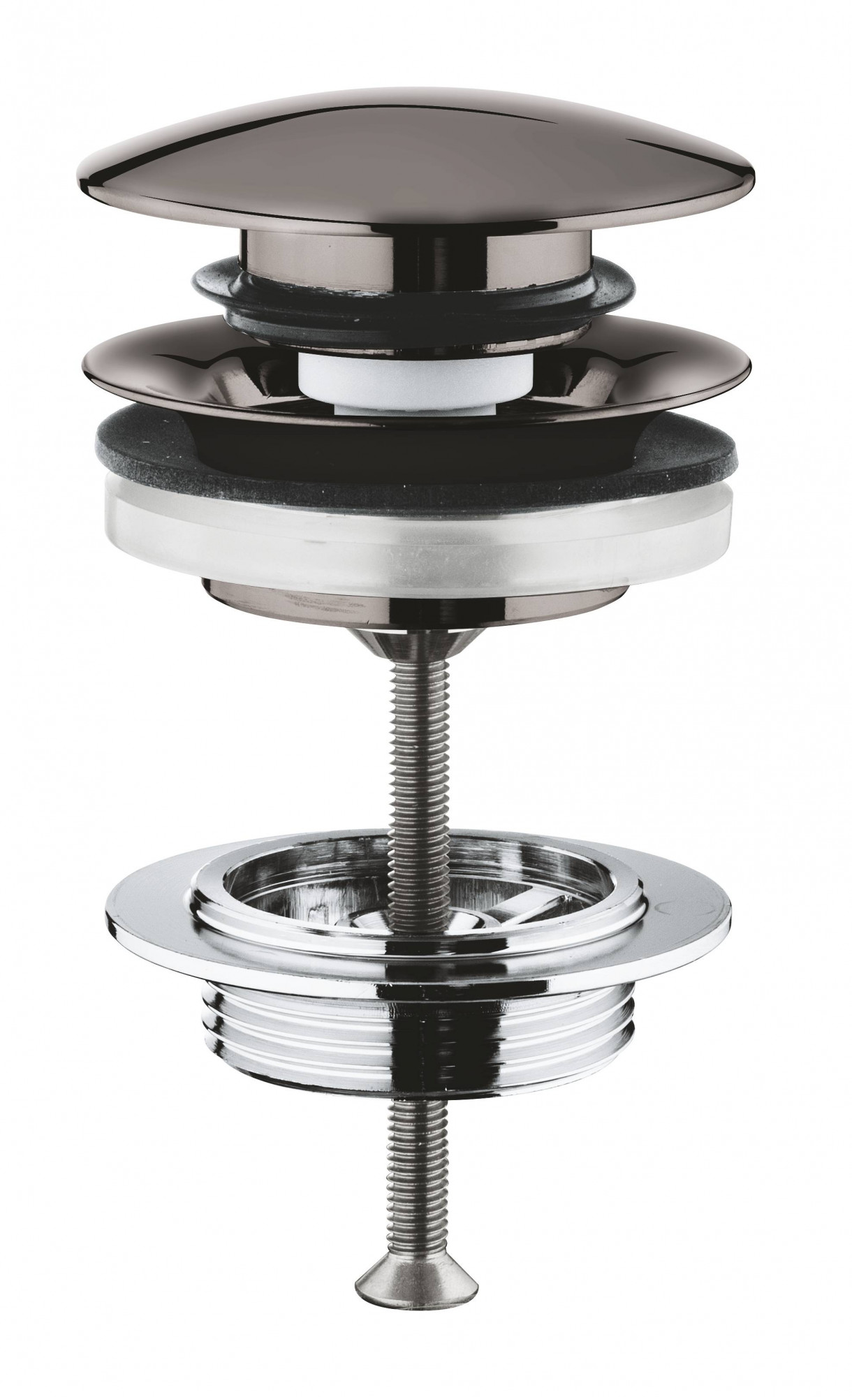 Донный клапан GROHE темный графит, глянец (65807A00) Spare Parts