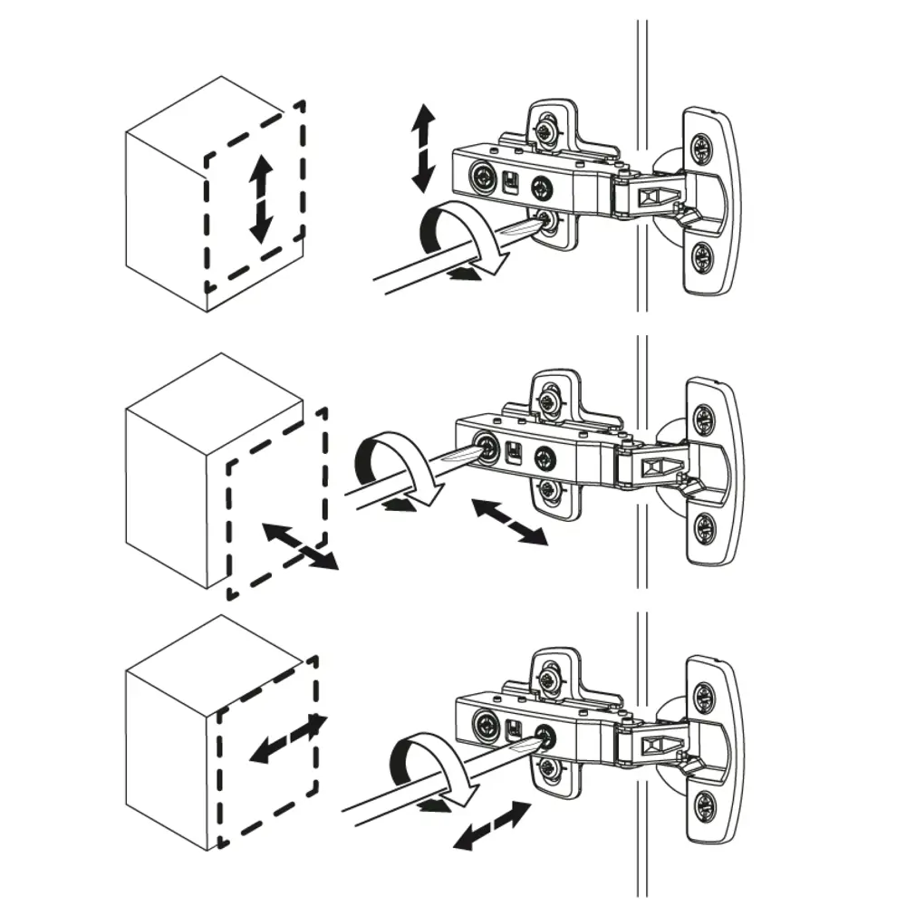 Петли STANDERS с демпфером 110° для кухонных фасадов, 2 шт 80129468 STLM-0013768 - Вид №5