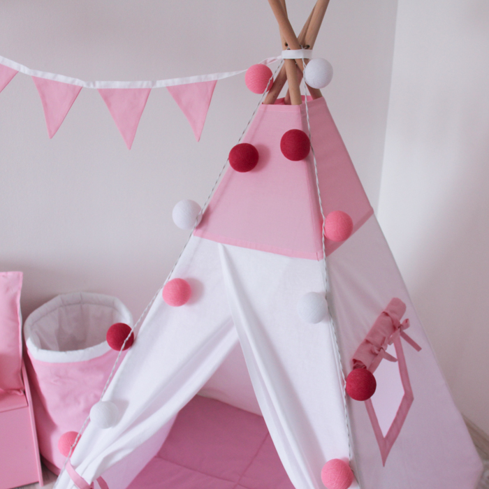 Гирлянда из 8 флажков Simple Pink VAMVIGVAM SIMPLE PINK 282181 Розовый Santreyd  - Вид №3