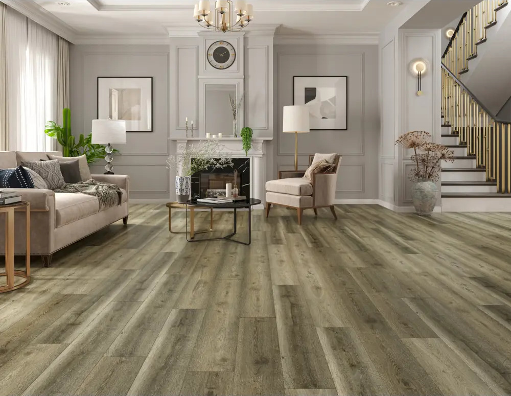 91575450 SPC плитка Tulesna Premium с подложкой Isofix Foresta 43 класс толщина 8 мм 1.786 м², цена за упаковку STLM-0892869