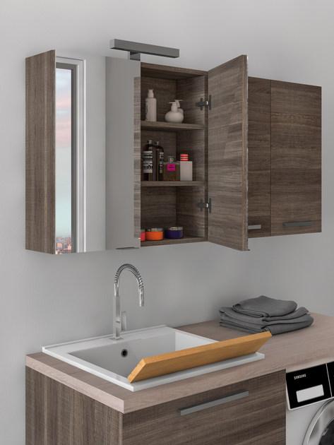 LEGNOBAGNO Подвесной шкаф для стирки с раковиной Urban sun-id-1423064 - Вид №1