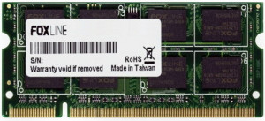 FL800D2S05-1G sodimm 1gb 800 ddr2 cl5 (128*8) Foxline