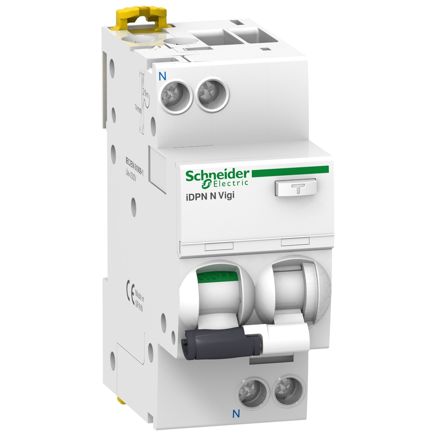 A9D56604 Дифавтомат Acti9 2P 4А (B) 6кА 30мА (AC) Schneider Electric Acti 9 
