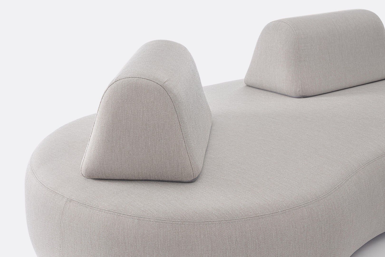 Тканевый изогнутый съемный садовый диван BIZZOTTO COOPER ARCH-00134667 - Вид №11