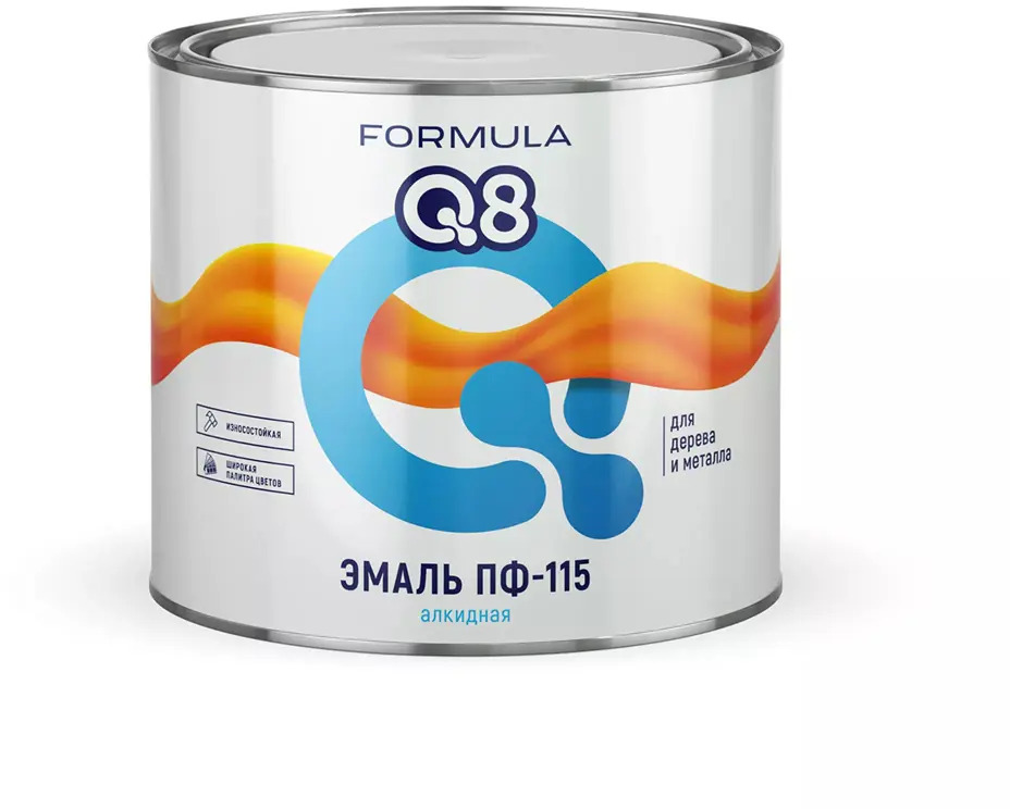 91729607 Эмаль Formula Q8 ПФ-115 глянцевая терракотовая 1.9 кг STLM-0859520