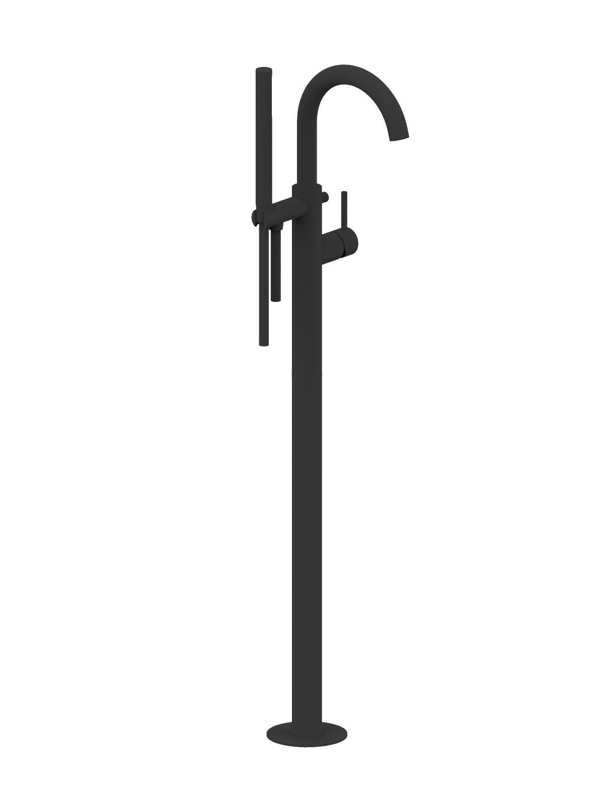 Однорычажный смеситель для ванны с ручным душем Rubinetterie Frattini Pepe XL ARCH-00061708 - Вид №20