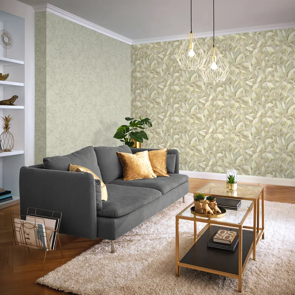 Обои флизелиновые Wall Up Murano оливковые 1.06 м 645637 STLM-2175680 - Вид №4