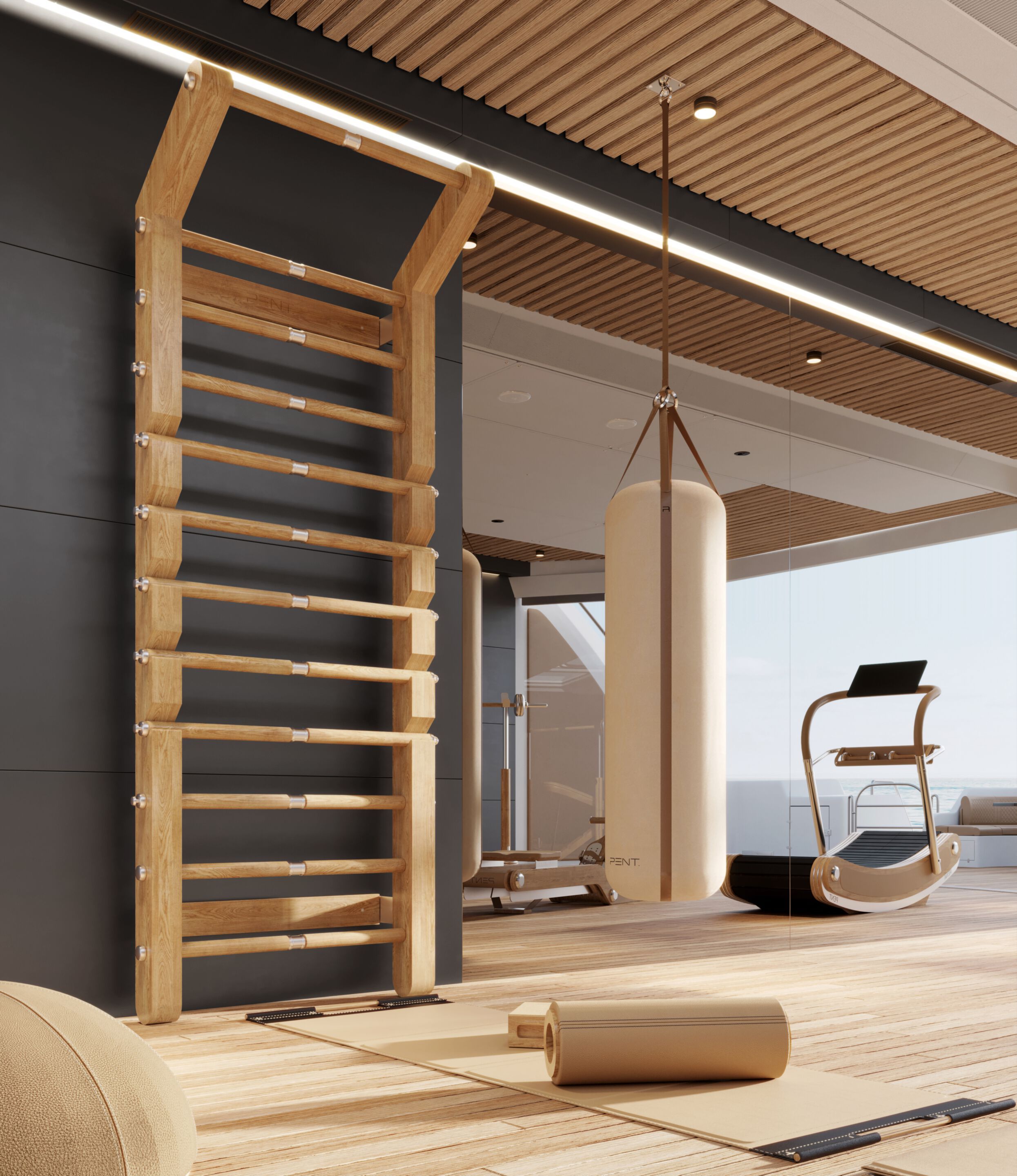 Деревянный фитнес - бар PENT SCALA BASIC ARCH-00065917 - Вид №4