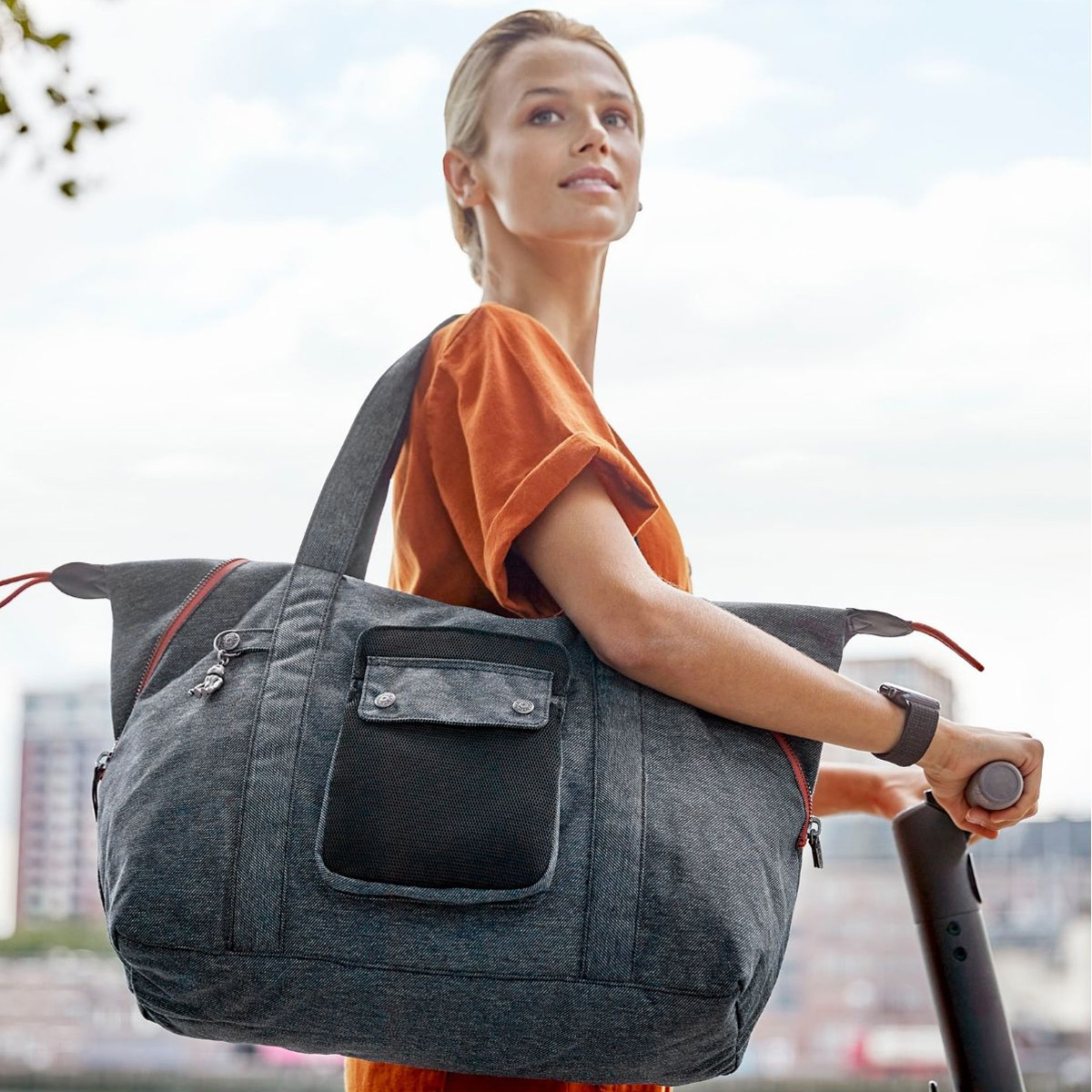 KI5564P9G Сумка дорожная Duo Large Tote With Removable Front Pocket Kipling Art M  - Вид №2