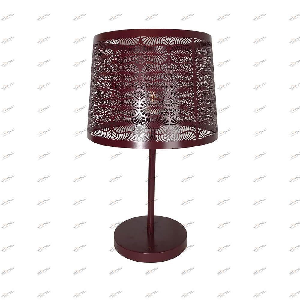 Лампа настольная бордовая Seven Fires "Карвед" 39105.04.12.01C SEVEN FIRES КАРВЕД 00-3907833 Фиолетовый 