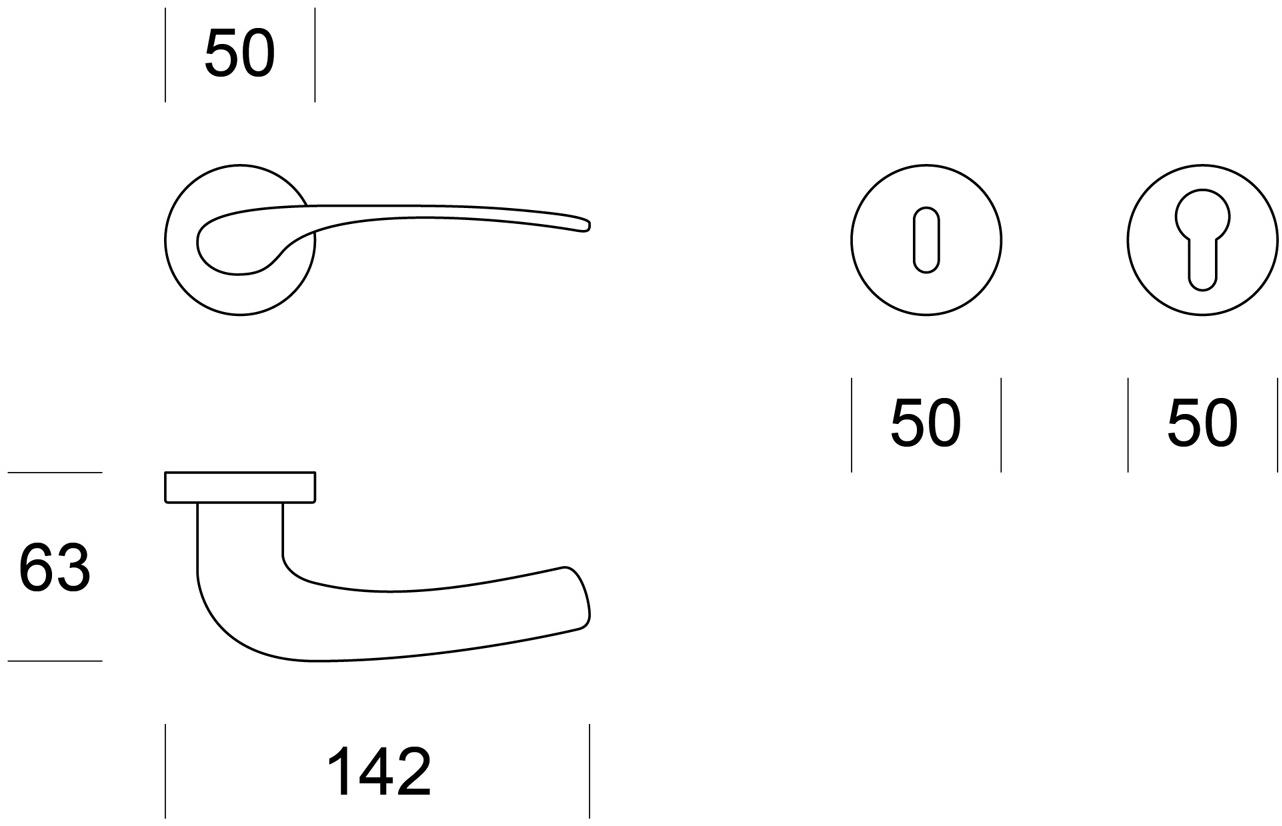 Ento Латунная ручка Flap 6110 - Вид №3