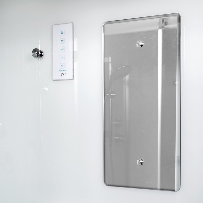 ЕМ4510 N с гидромассажем (гм.) Душевая кабина DETO Серия EM D129 S LED - Вид №12