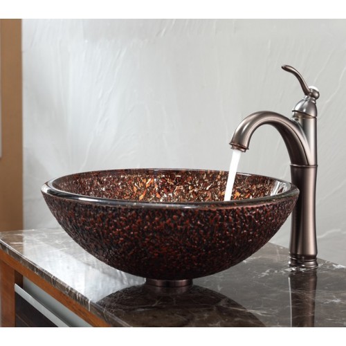 GV571-19mm-FVS1005ORB Накладная раковина на столешницу  прямоугольная Krausru  - Вид №4