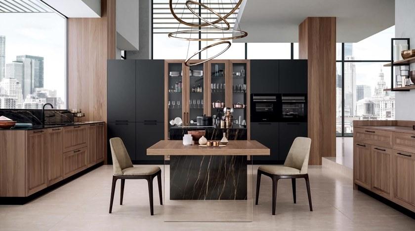 Composit Деревянная кухня с островом Marilyn sun-id-1474605 - Вид №1