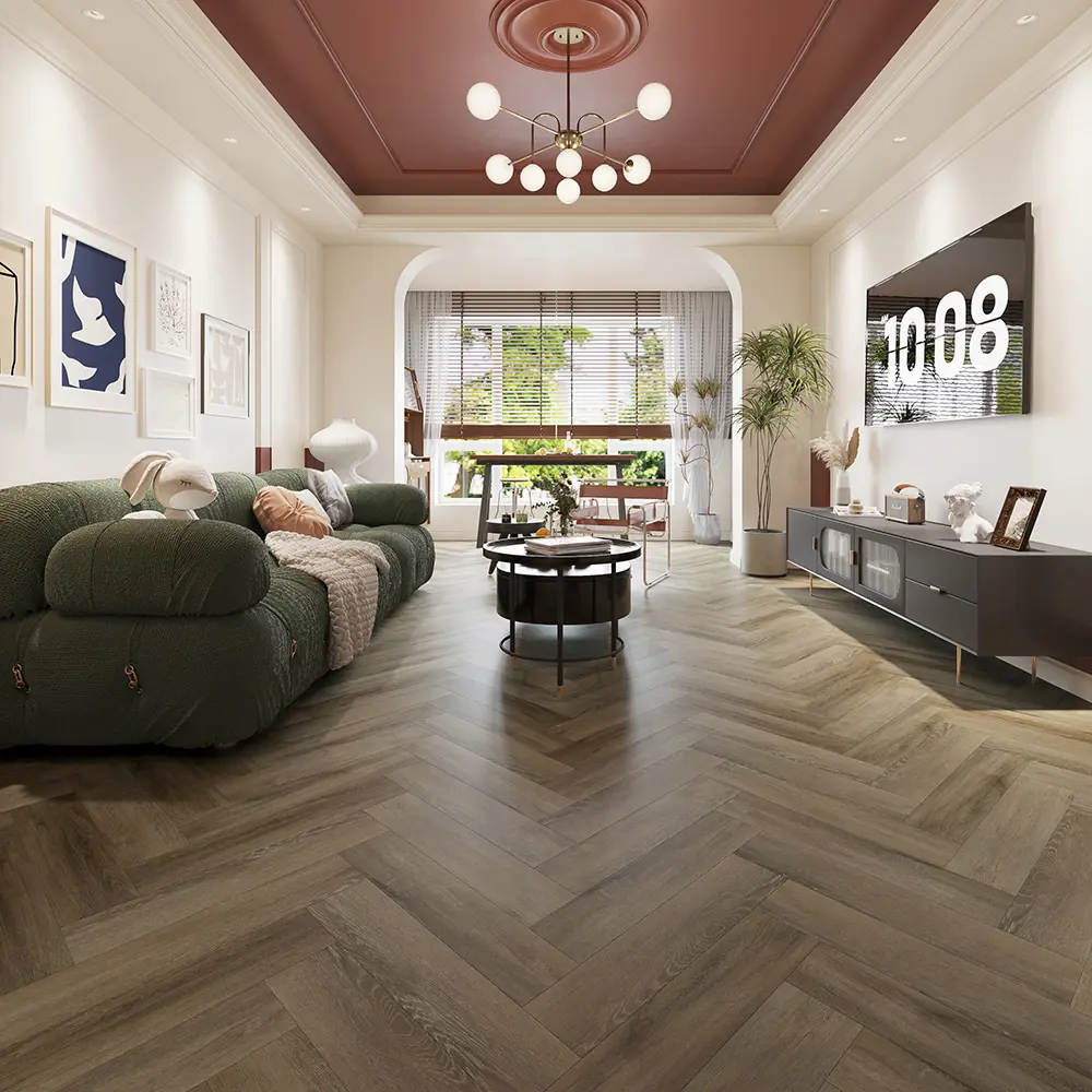 91465594 SPC плитка Lamiwood Venezia Дуб Ровиго 43 класс толщина 5 мм 1.89 м², цена за упаковку цена за упаковку STLM-0890082