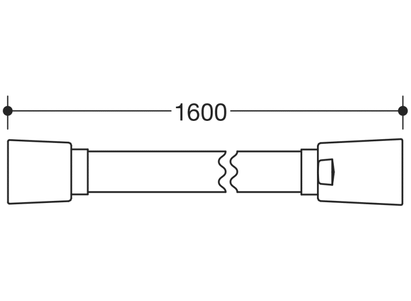950.33.E077 шланг для душа HEWI Universalprodukte  - Вид №1