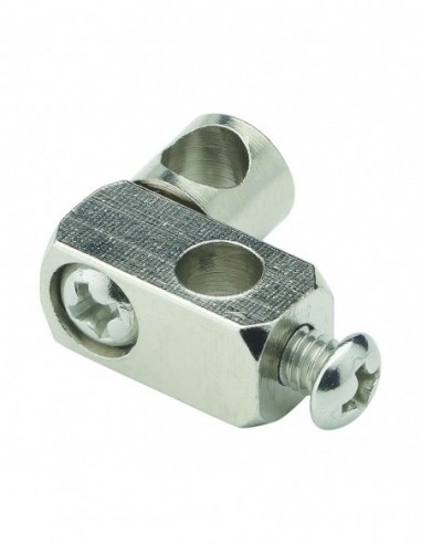 047800 008 01  Система подключения тяги для умывальника, матовый никель, 2 шт. Valentin Матовый Никель  - Вид №1