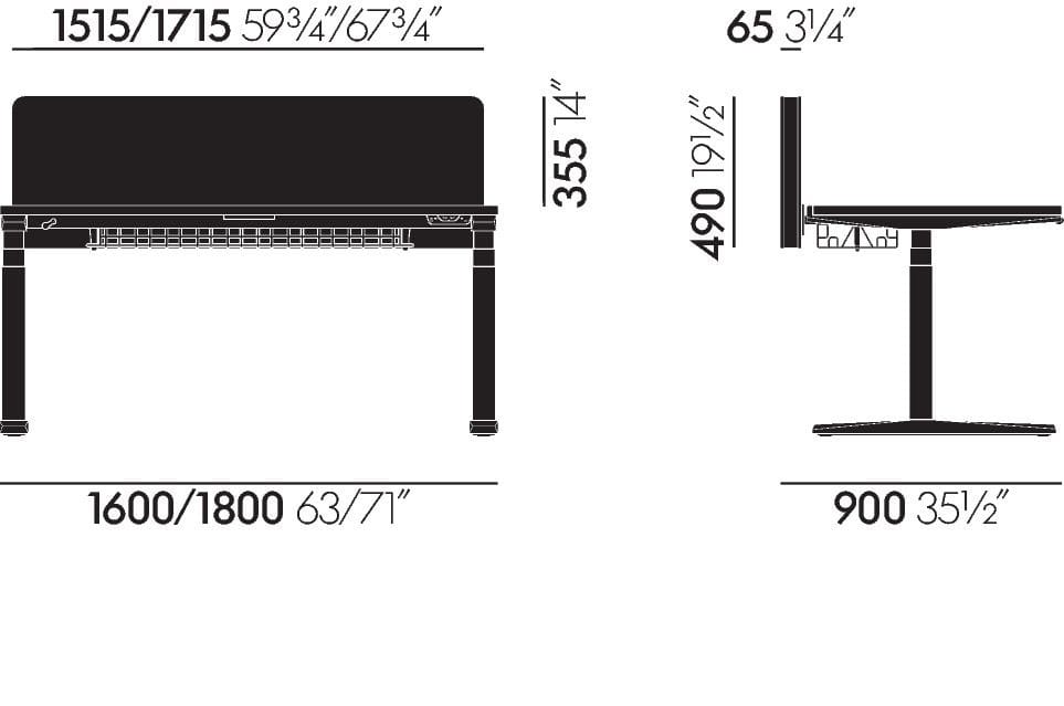 Множественный прямоугольный стол VITRA CDS ARCH-00096468 - Вид №84