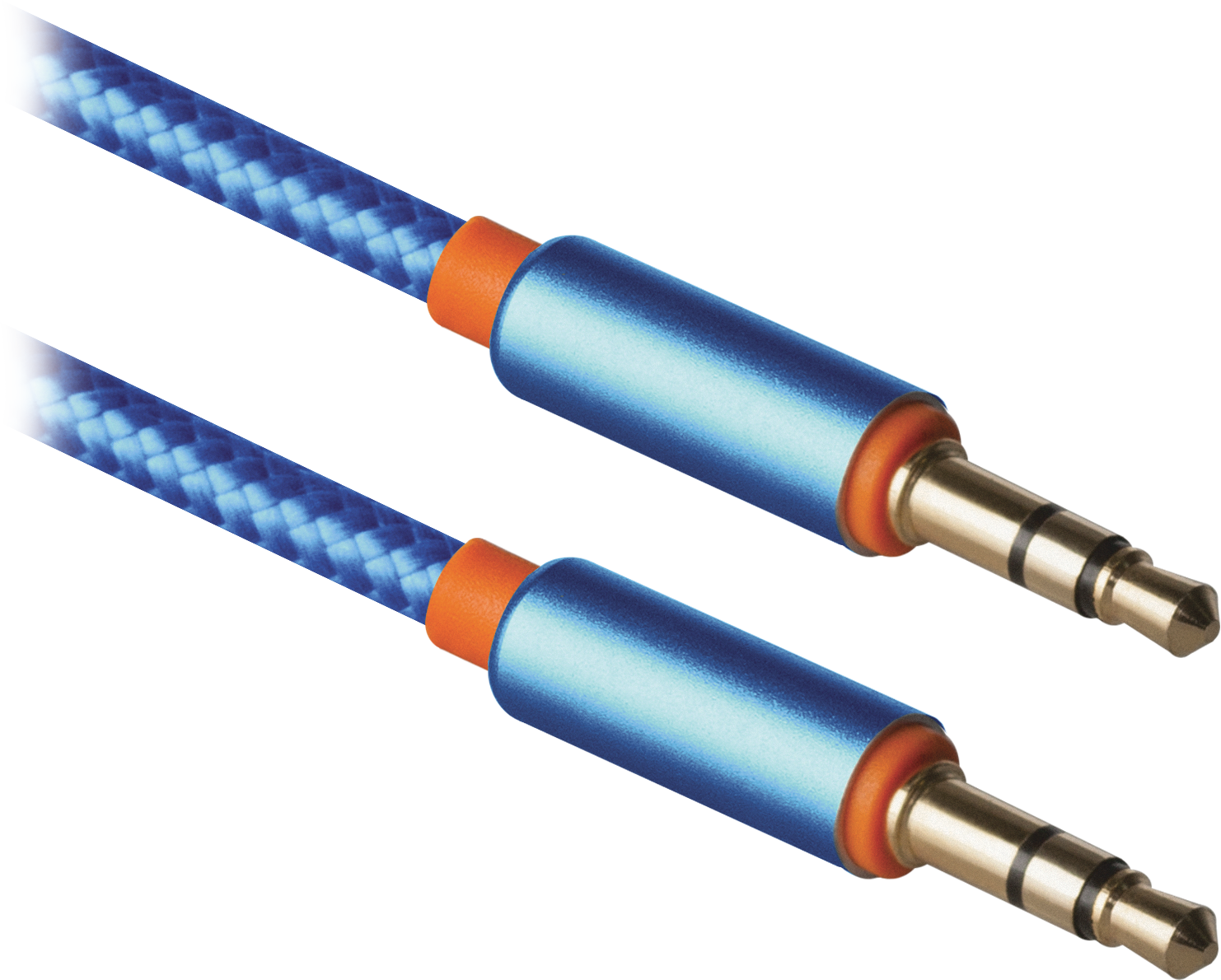 87512 аудио-кабель jack01-03 синий jack m- jack m, 1,2м Defender Santreyd  - Вид №1