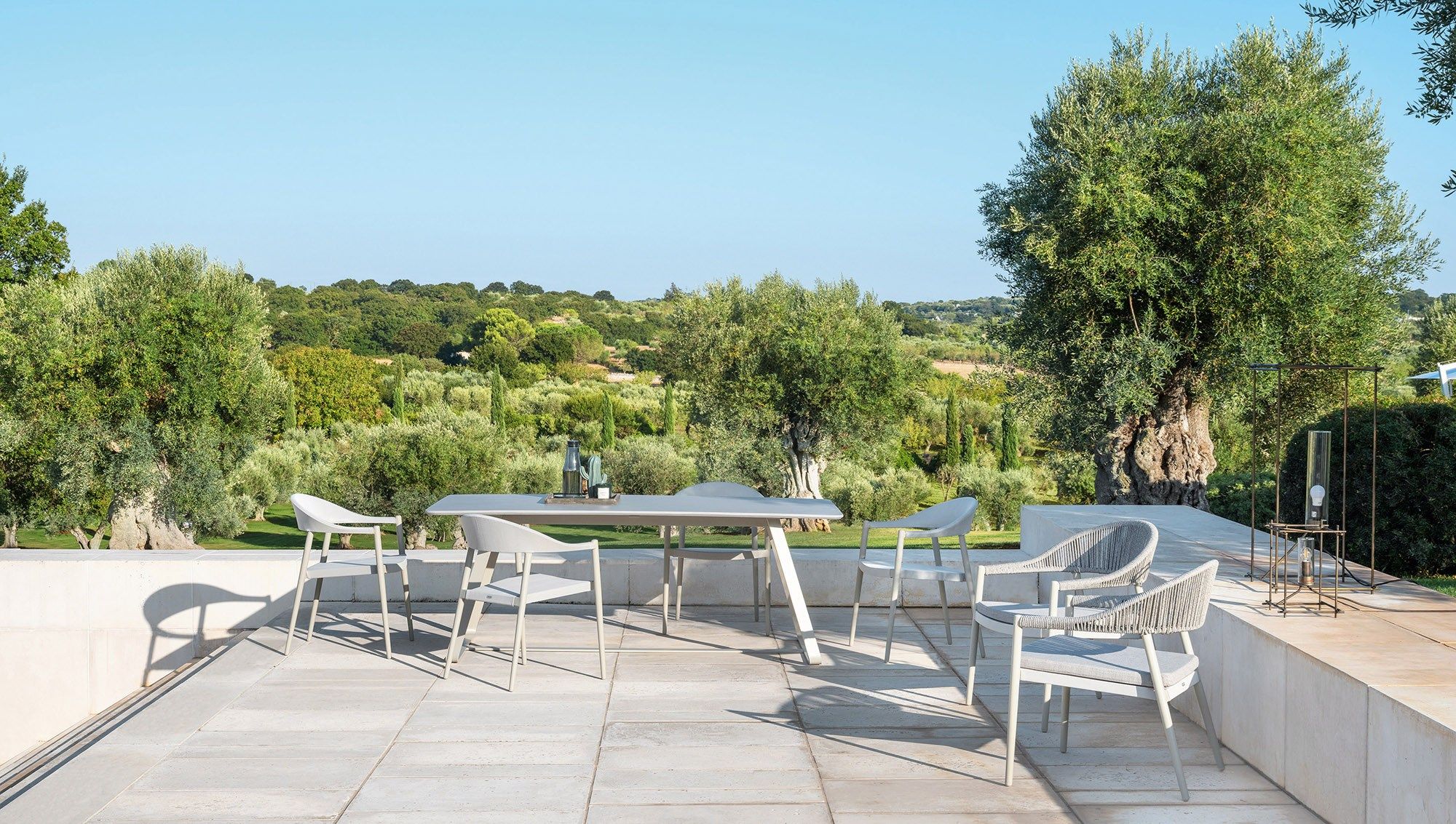 Прямоугольный стальной стол Varaschin Колонаки ARCH-00064425 - Вид №10