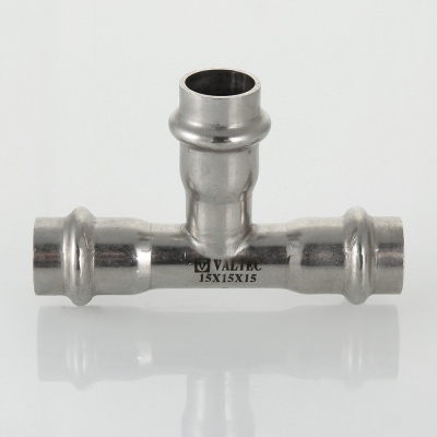 VTi.931.I.281528 Фитинг из нержавеющей стали – пресс-тройник Valtec 28 x 15 x 28 мм  - Вид №8
